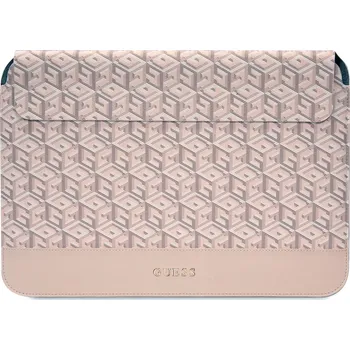 pouzdro na notebook Guess PU G Cube Computer Sleeve 13/14" růžový Guess G Cube Computer sleeve je perfektní obal pro notebook s úhlopříčkou displeje až do 13/14"