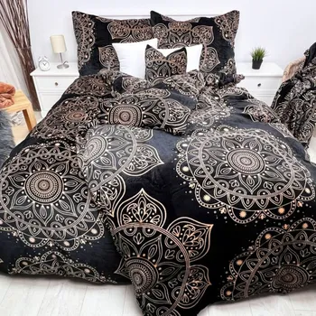 Povlečení Mikroplyšové povlečení - Orient 140 x 200, 70 x 90 cm zipový uzávěr