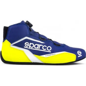 Dámské tenisky SPARCO Kartingové boty Sparco K-Formula blue and yellow, size 38