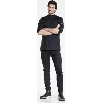 Gastro oděv Chaud Devant | Kuchařský rondon Biker SFX Black - Black / 3XL / 3XL / černá