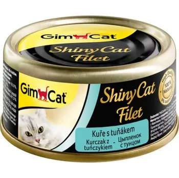 Krmivo pro kočku Gimpet ShinyCat filet kuře s tuňákem 70g (12x)