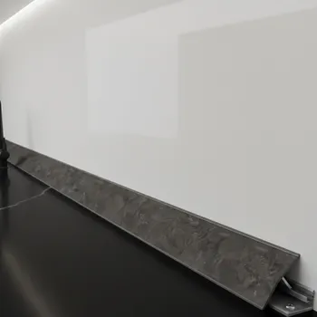 Kuchyňská pracovní deska Egger Těsnící lišta Metal Rock Antracitový / F121 4000 mm