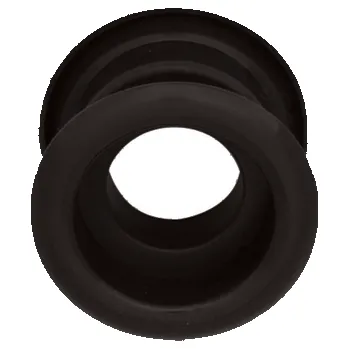 Dveřní kování DOMINO Mřížka plastová dveřní kruhová vnitřní průměr 40 mm černá