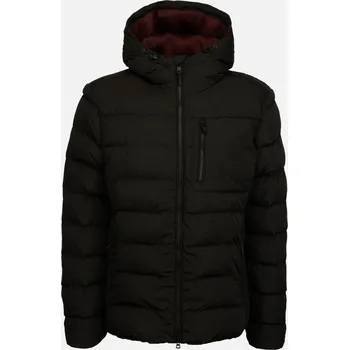 Geox Pánské Černá pánská péřová bunda Geox Snake Černá 54 (2943434)