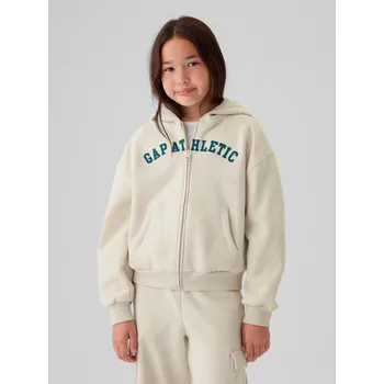 Dívčí mikina GAP Dívčí Dětská mikina na zip Gap Athletic GAP Béžová S (2946912)