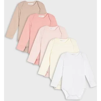 Dívčí spodní prádlo Sinsay - Bavlněné body 5-pack - bílá - 205FT-00X - 205FT-00X-98