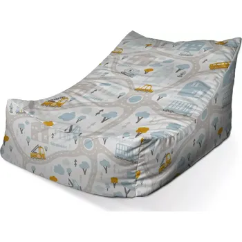 Sedací pytel Sablio Sedací vak Lounge Cestičky s dopravou - 120 x 100 x 80 cm