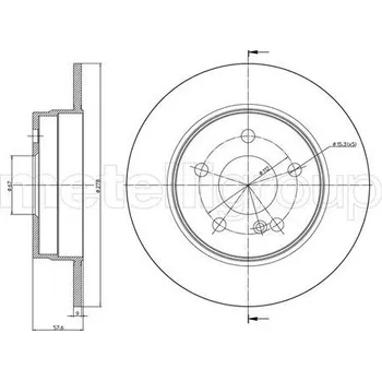 Brzdový kotouč Brzdový kotouč CIFAM (800-982C)