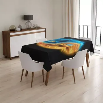 ubrus Sablio Ubrus Ohnivé jin a jang - 145x240 cm