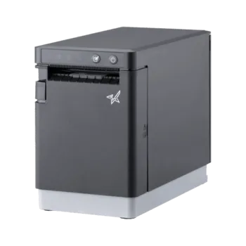 Tiskárna štítků Star mC-Label2 X4, CloudPRNT, 12 dots/mm (300 dpi), cutter, linerless, USB-C, BT, Ethernet, Wi-Fi, černá (39653690)