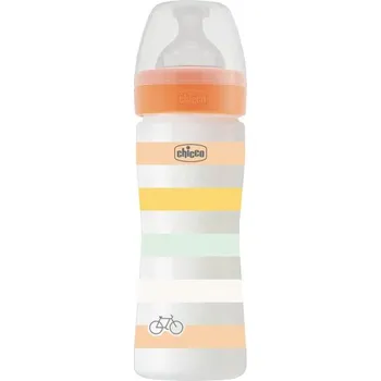 Kojenecká láhev CHICCO Láhev kojenecká Well-being silikon 250 ml uni
