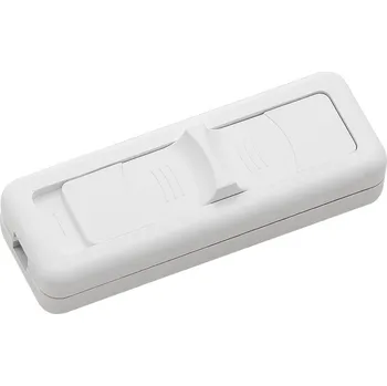 vypínač Bílý posuvný spínač na stěnu WS-1P