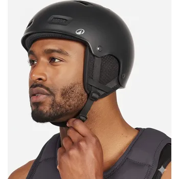 Cyklistická přilba DECATHLON Přilba na vodní sporty 100 M BÉŽOVÁ|ČERNÁ