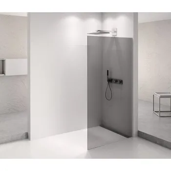 Polysan Architex Chrom walk-in sprchová zástěna 106 x 210 cm chrom kouřové sklo AXC110SC