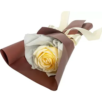 Mýdlo Růže krémová | Kytice hnědá