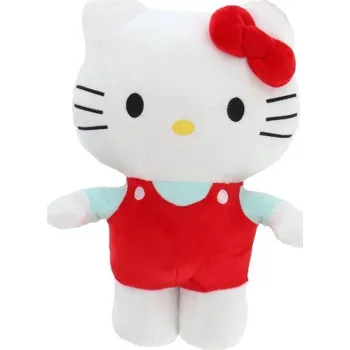 plyšák Plyšová Hello Kitty s klipem červená