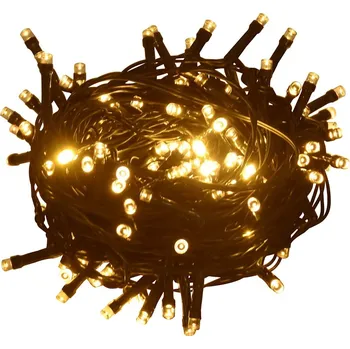 Vánoční dekorace Světelný řetěz s 1000 LED 100 m 8 světelných efektů IP44 teplá bílá IM_50696