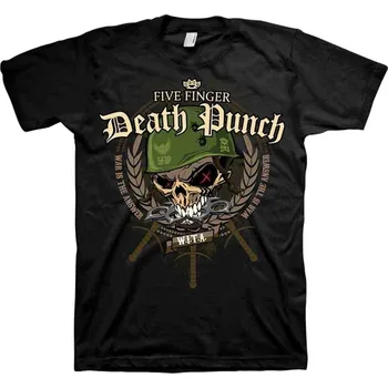 Pánské tričko Five Finger Death Punch War Head Black XL Tričko