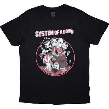 System of a Down Mushroom People Black XL Tričko