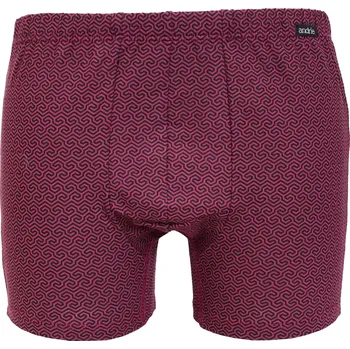 Pánské spodní prádlo Pánské pohodlné boxerky Andrie PS5945 bordo velikost L-50/52