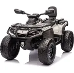 Mamido Dětská elektrická čtyřkolka Can-Am Outlander ATV 4x200W šedá