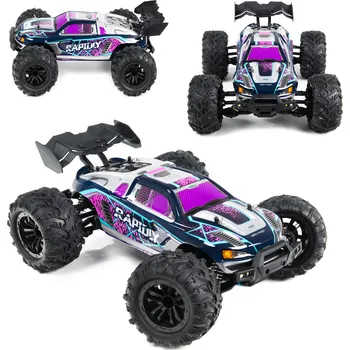 RC model auta Lebula Dálkové ovládání auto rc 4x4 off-road na dálkové ovládání velké měřítko 1:16 rychle fialová