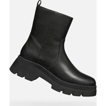 Dámské kozačky Geox Dámské Černá dámská kotníková obuv Geox Pluette Černá 39 (2941142)