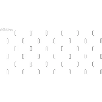 police Komponenty pro IKEA Milsbo - Malá boční děrovaná deska , Bílá