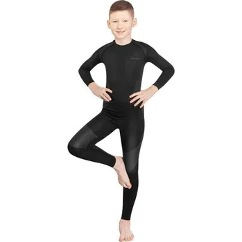 Spokey FURIOUS SET Dětské termoprádlo, černé, vel. 146/154