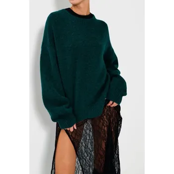 Dámská móda Sinsay - Svetr basic - zelená - 222GT-67X - 222GT-67X-L