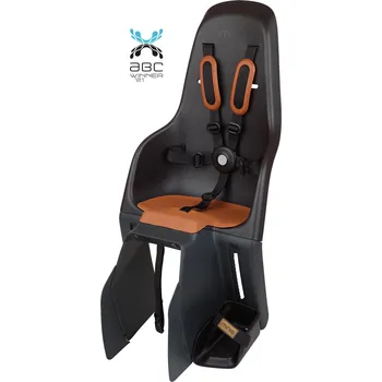 cyklosedačka POLISPORT Dětská sedačka na rám Minia KAŠTANOVÁ|ZELENÁ|ČERNÁ