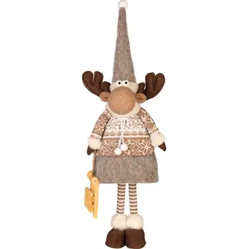 Vánoční dekorace Dekorácia MagicHome Vianoce, sob, dievča, 13x21x53 cm