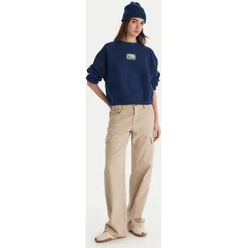 Pánská mikina Quiksilver Mikina Graphic Crew EQWFT03198 Tmavomodrá Regular Fit M