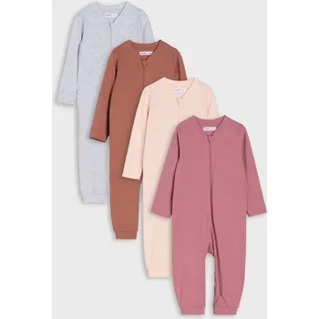 Sinsay - Sada 2 kusů bavlněných overalů - pastelová růžová - 499GK-03X - 499GK-03X-56