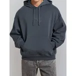 Sinsay - Mikina s kapucí Comfort Fit s výšivkou - námořnická modrá - 5040O-95X - 5040O-95X-2XL