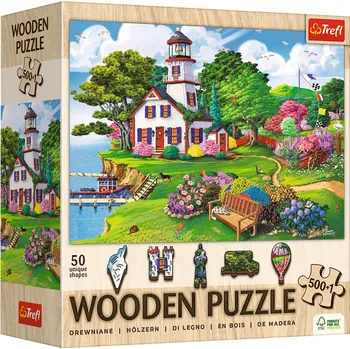 Puzzle Trefl Dřevěné puzzle 501 - Letní útočiště