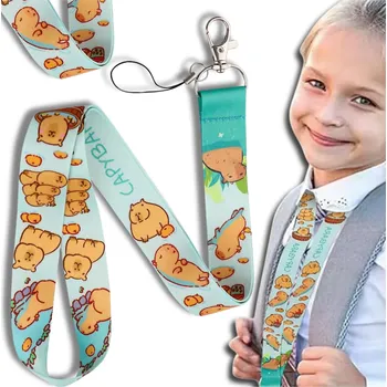 Camerazar Přívěsek na klíče s šňůrkou na telefon Kapibara