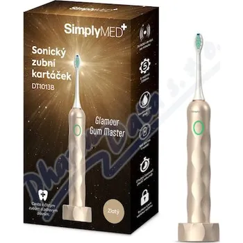 Elektrický zubní kartáček SimplyMed DT1013B zlatý