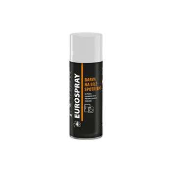 univerzální barva COLORLAK AC731 EUROSPRAY Barva na bílé spotřebiče bílá V1002 polomat 400 ml