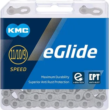 Komponent pro jízdní kolo ŘETĚZ KMC E-GLIDE CUES EPT NEREZNOUCÍ 132ČL. BOX