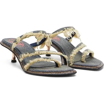 Dámská obuv SANDÁLE DIESEL HAVANNA D-HAVANNA KITTIE SANDALS BLUE DENIM/AMBER