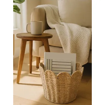 Úložný box Sinsay - Pletený úložný koš - béžová - 821HJ-08X - 821HJ-08X-ONE