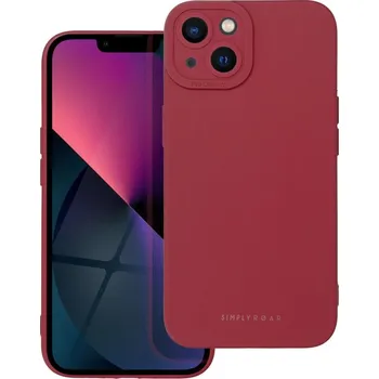 Pouzdro na mobilní telefon Zadní ochranný kryt ROAR case LUNA pro Apple iPhone 13, červená