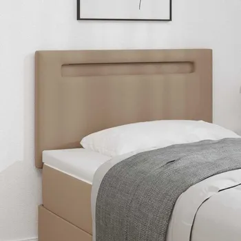 LED hlavová deska Cappuccino 100 cm Umělá kůže IM_42007300
