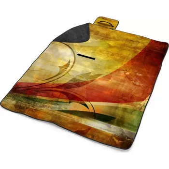 deka Sablio Plážová deka Retro motiv: 200x140 cm