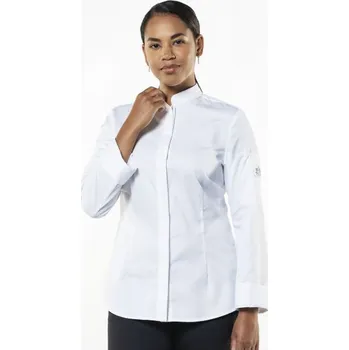 Gastro oděv Chaud Devant | Dámský kuchařský rondon Nordic White - White / 3XL / 3XL / bílá