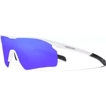 Sluneční brýle Polarizační brýle KINGSEVEN LS921 BÍLO - ČERNÁ / SKLO MODRÉ C05