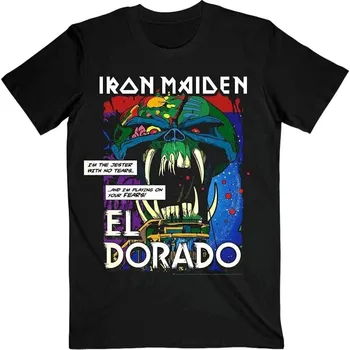 Pánské tričko Iron Maiden El Dorado Black M Tričko