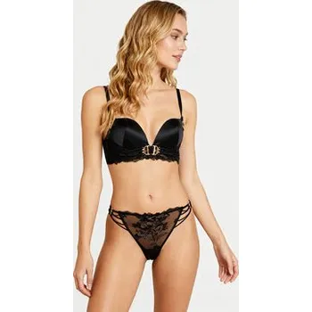Kalhotky Hunkemöller Kalhotky string Avela 302373 Černá XL