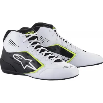 Moto obuv ALPINESTARS Kartingové boty Alpinestars Tech-1 K START V2 2023 white and black, size 42,5